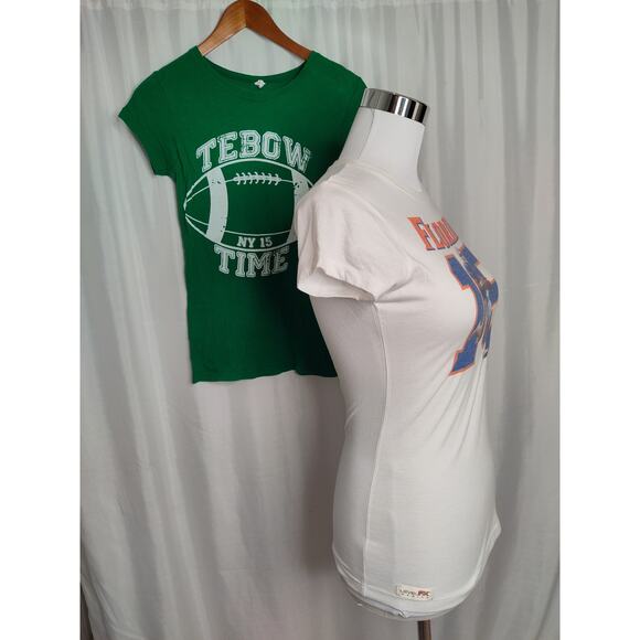 Tim Tebow UF University of Florida 15 NY Jets t-shirt bundle lot womens Small - Picture 9 of 9